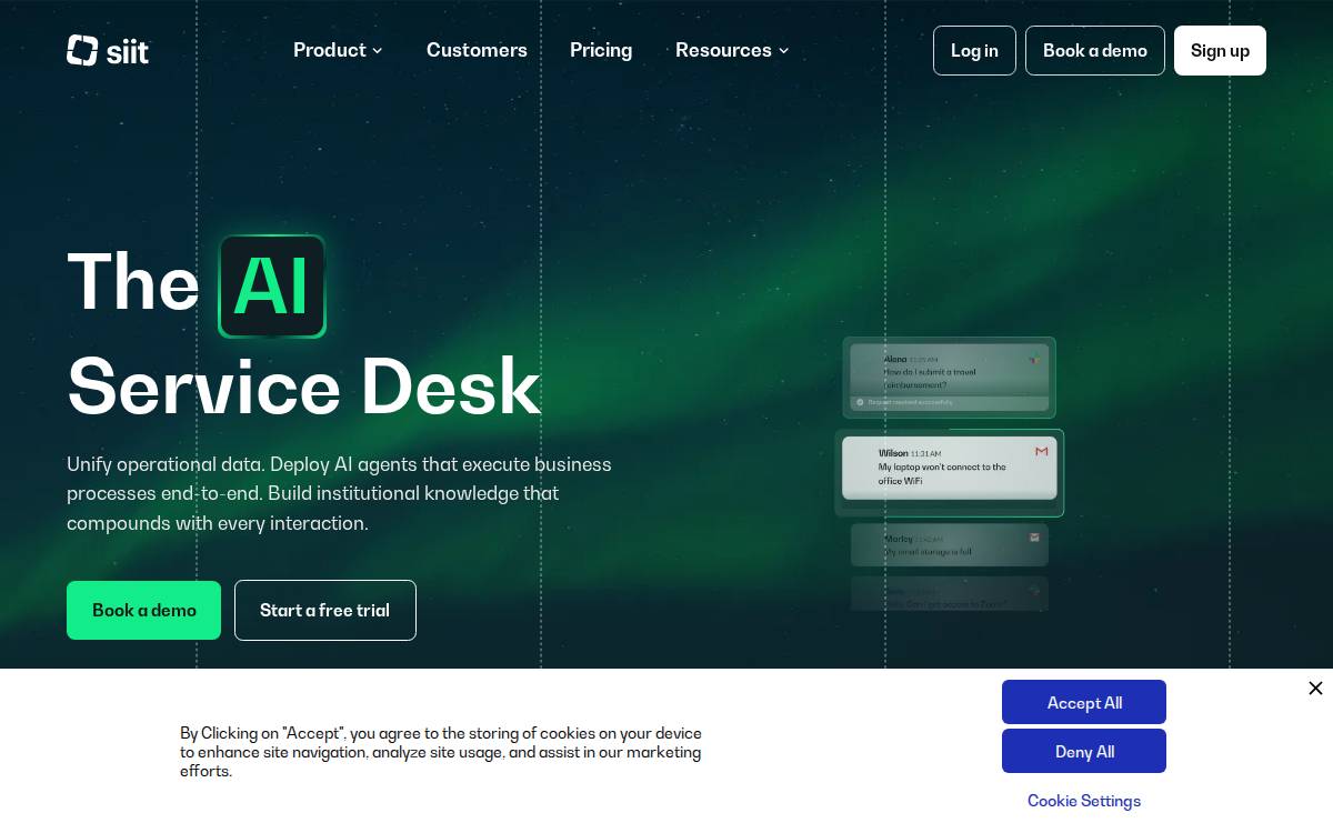 Siit website preview