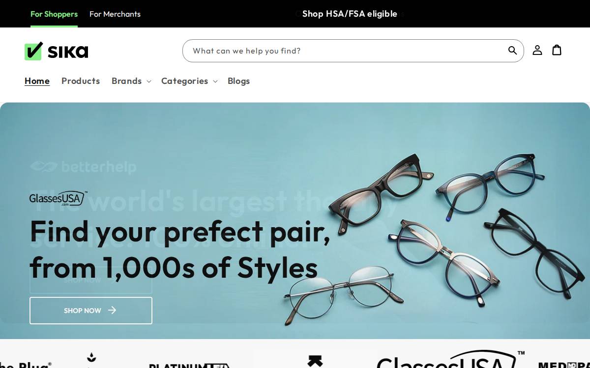 sika health website preview