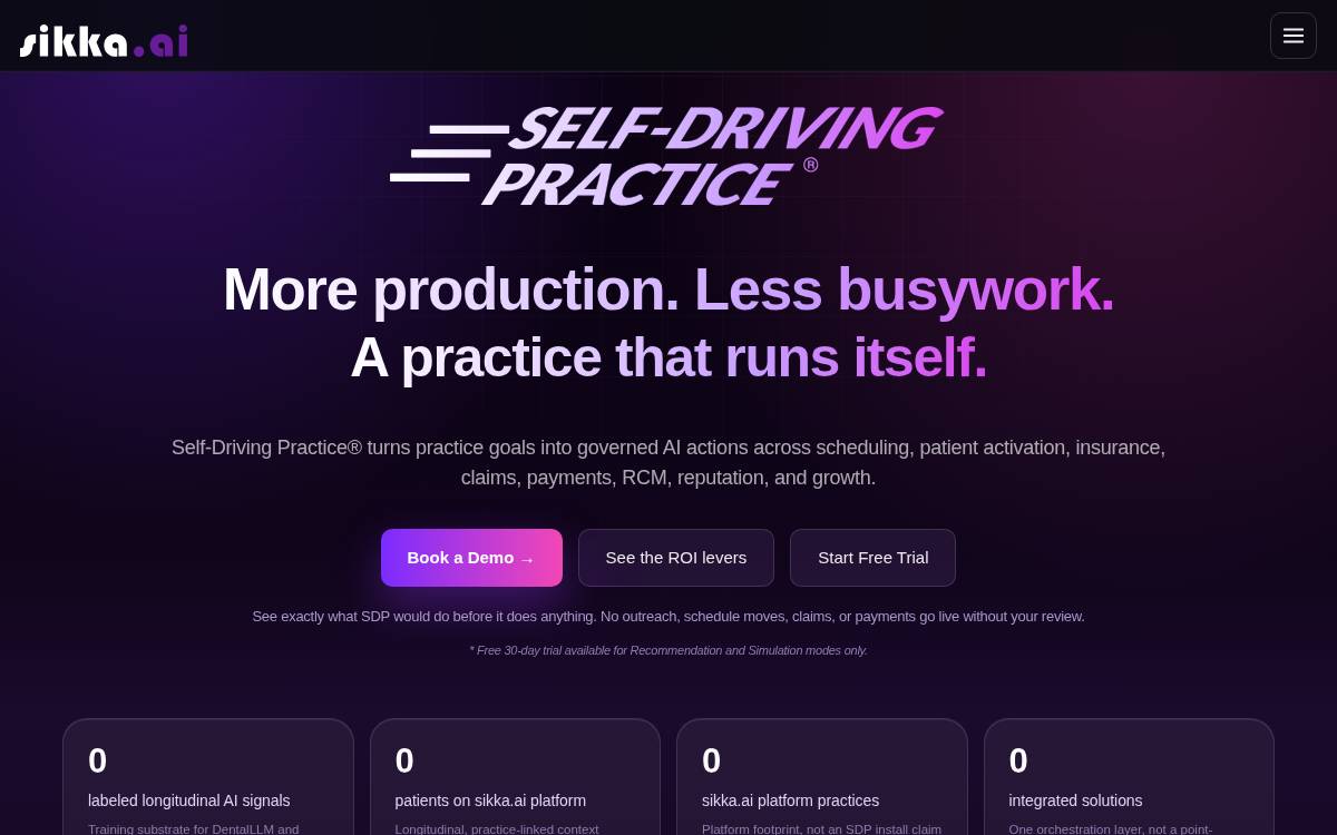 Sikkasoft website preview