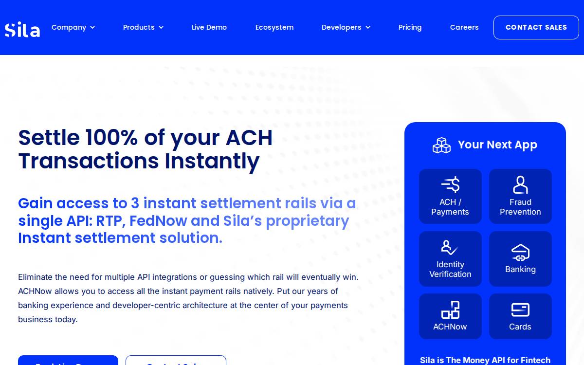 Sila website preview