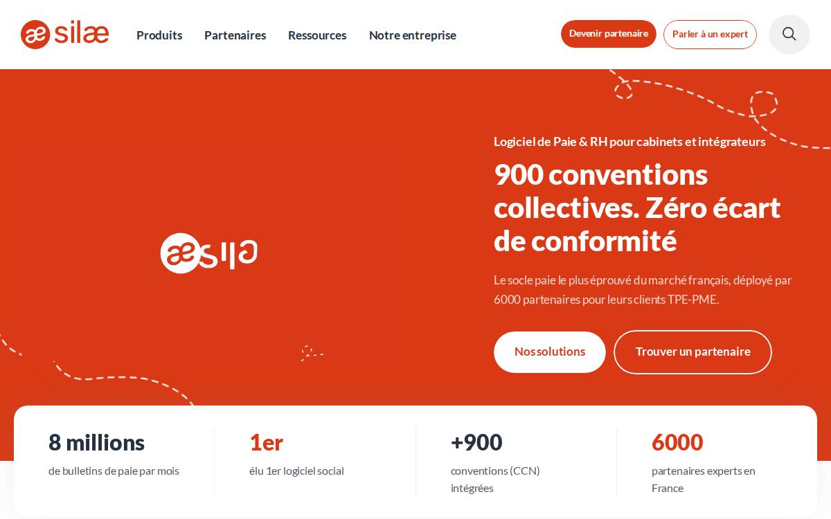 Silae website preview
