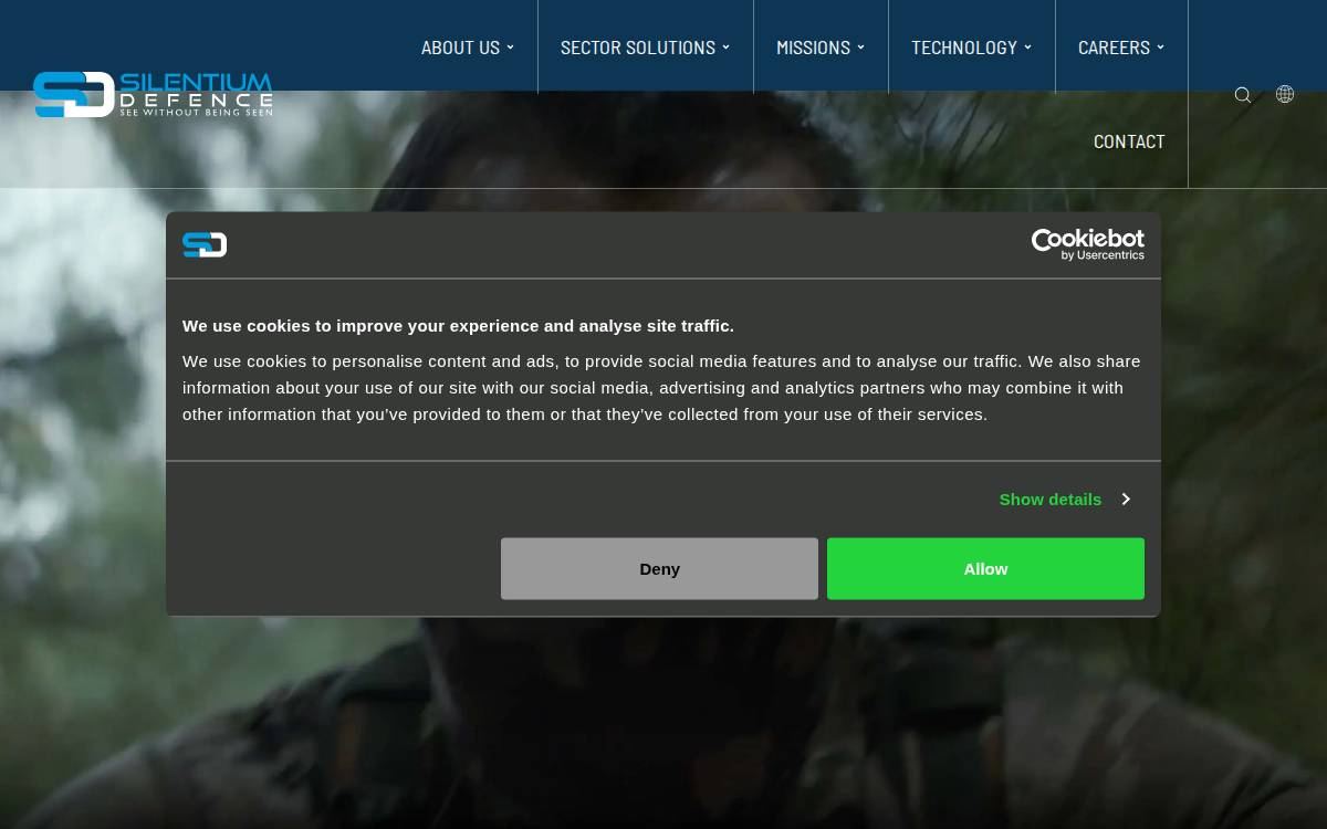 Silentium Defence website preview
