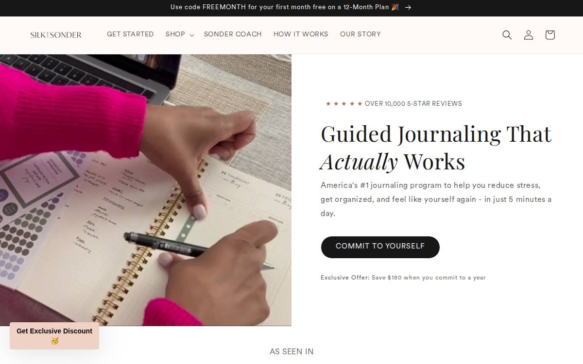 Silk + Sonder website preview