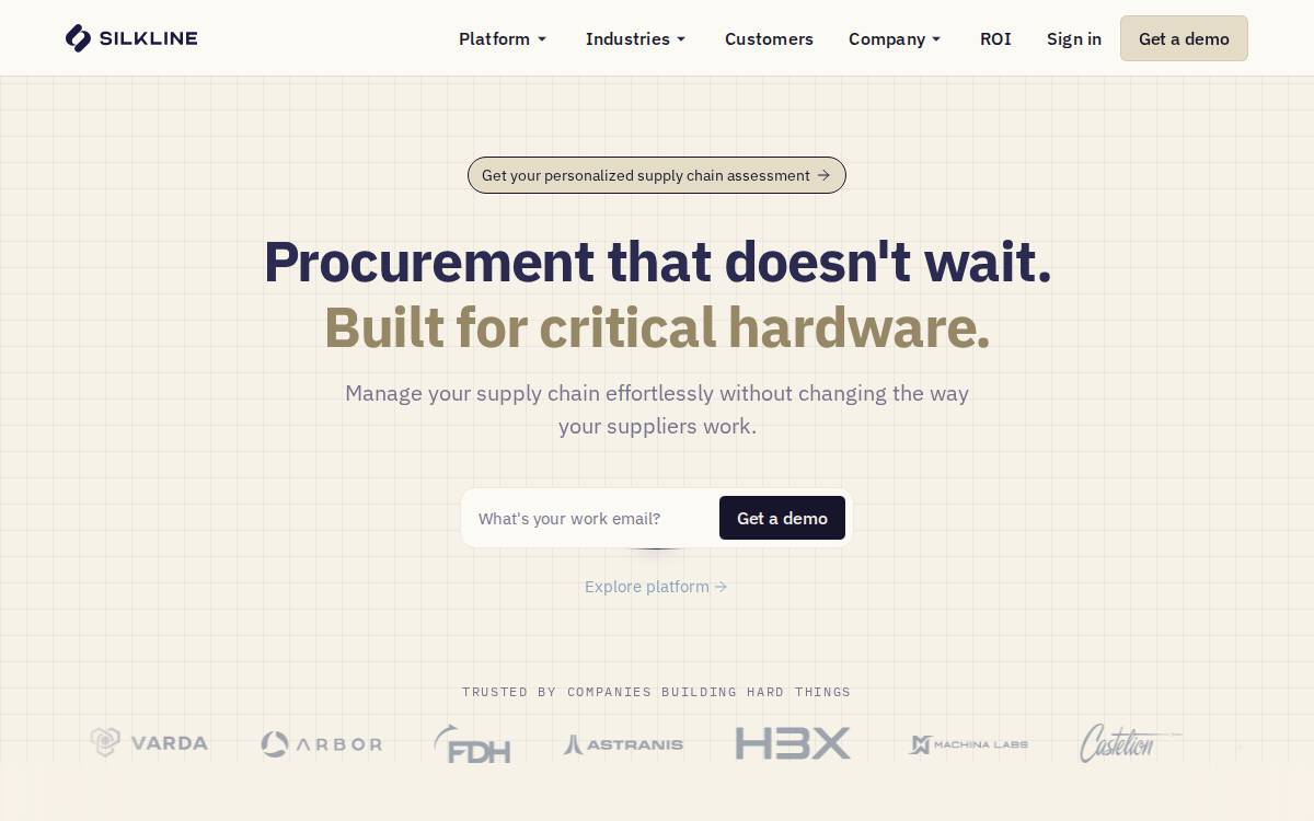 Silkline website preview