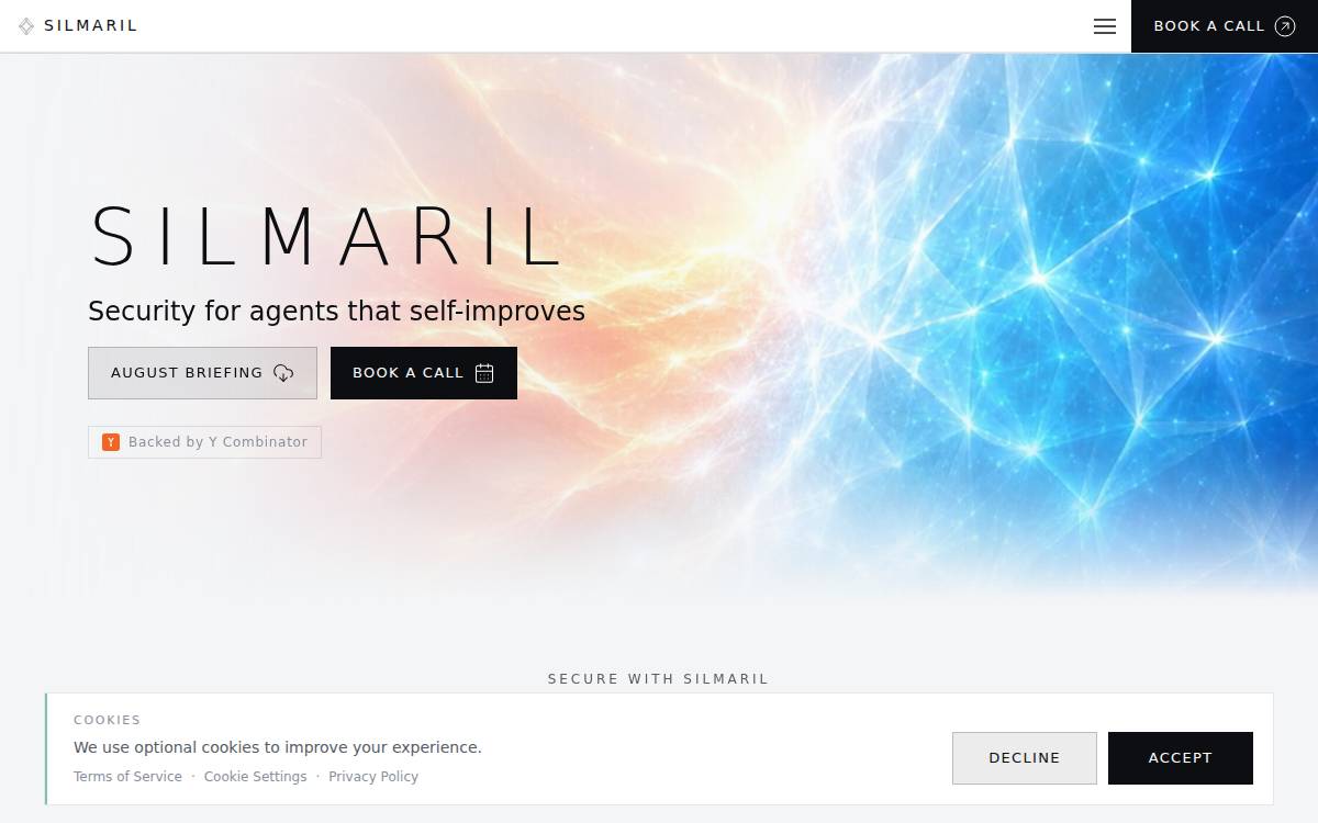 Silmaril website preview