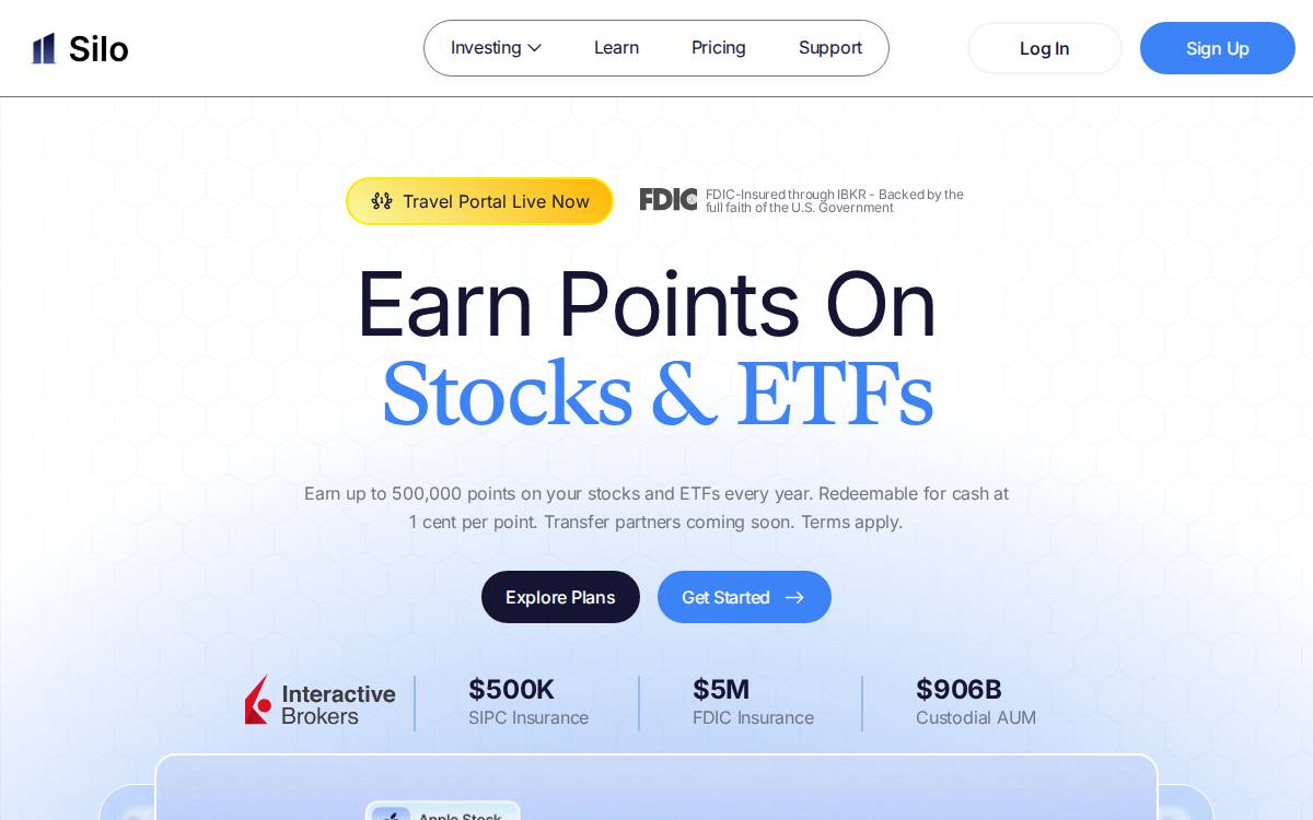 Silo Markets website preview