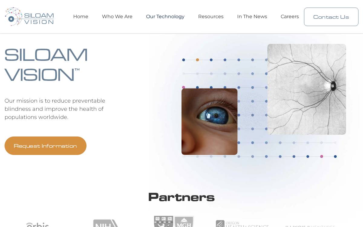 Siloam Vision website preview