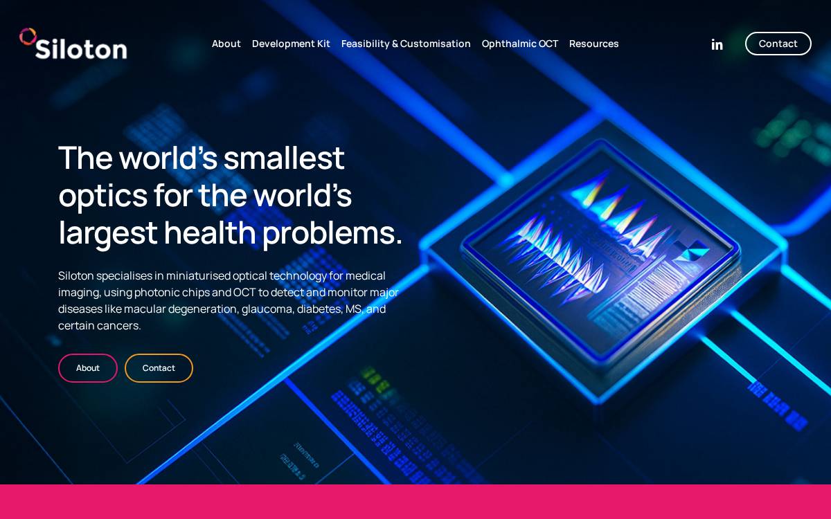 Siloton website preview