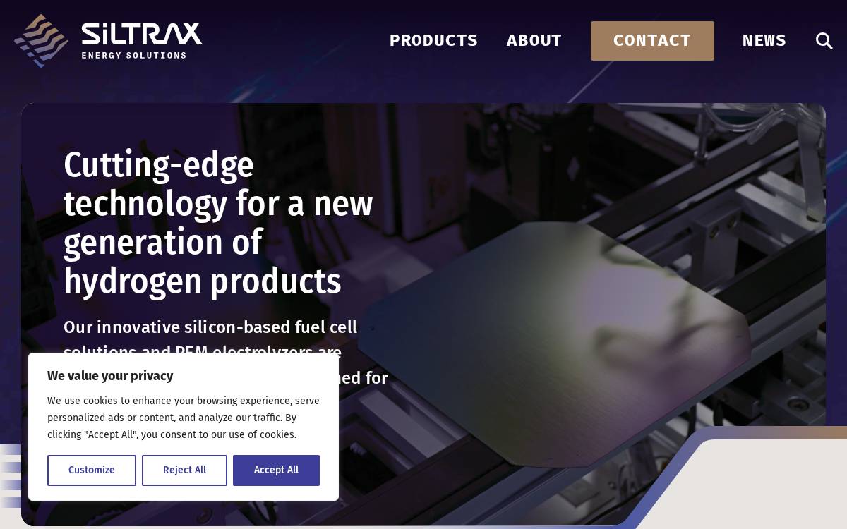 SILTRAX website preview