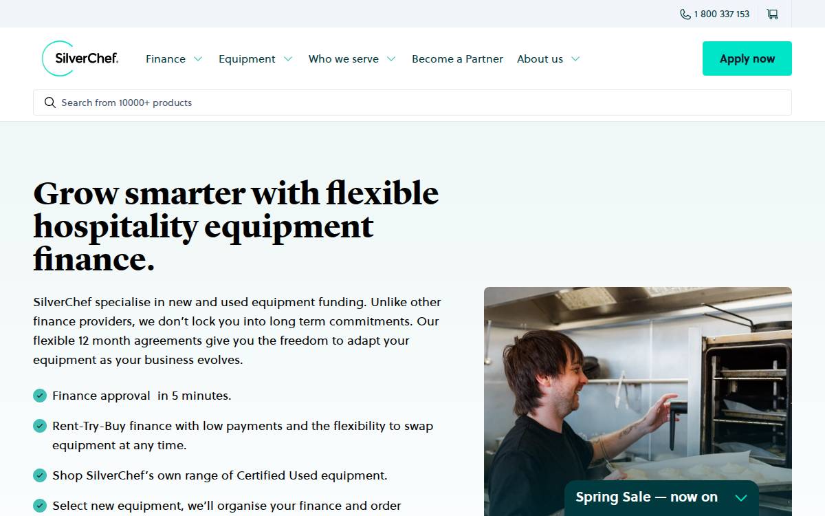 Silver Chef website preview