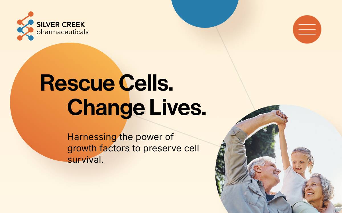 Silver Creek Pharmaceuticals website preview