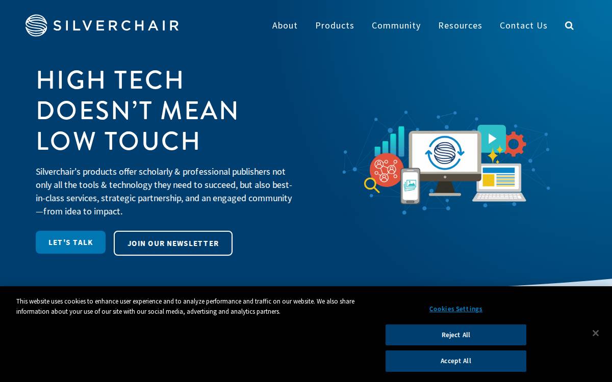 Silverchair website preview