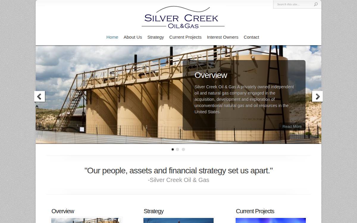 Silvercreekog website preview