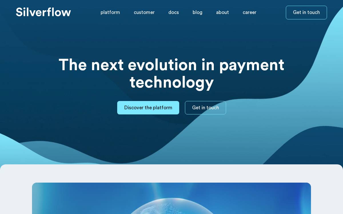 Silverflow website preview