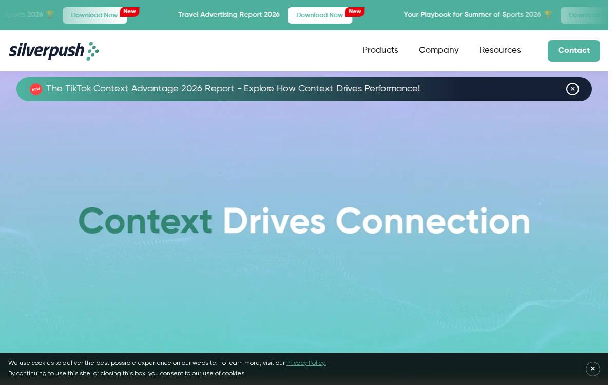 Silverpush website preview