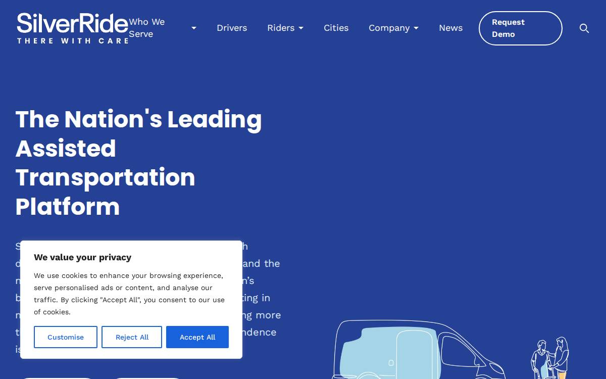 Silverride website preview