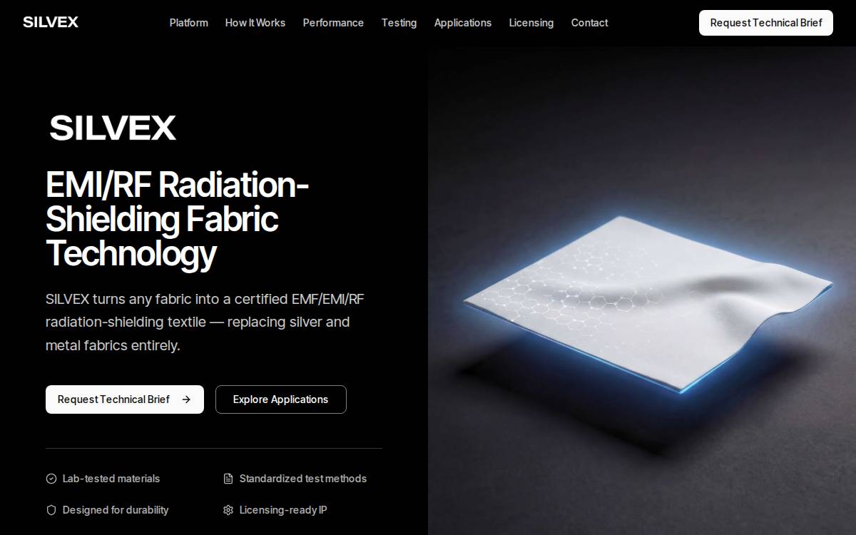 Silvex website preview