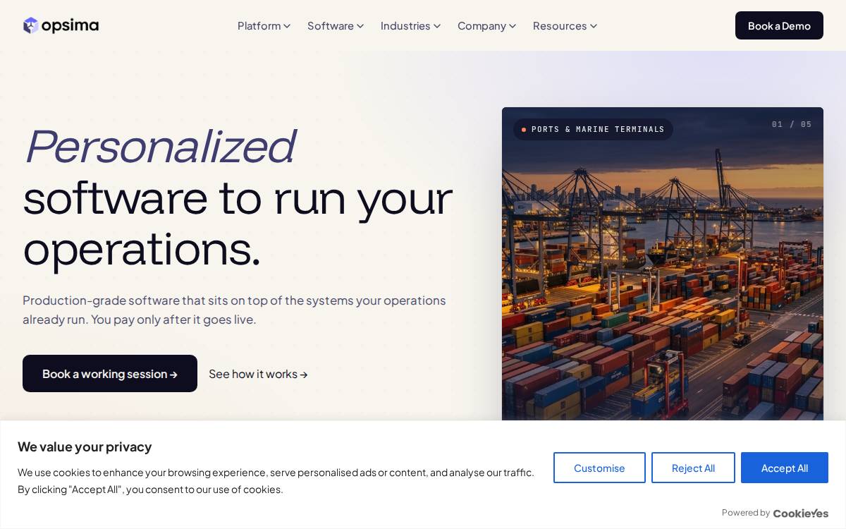 Simaanalytics website preview