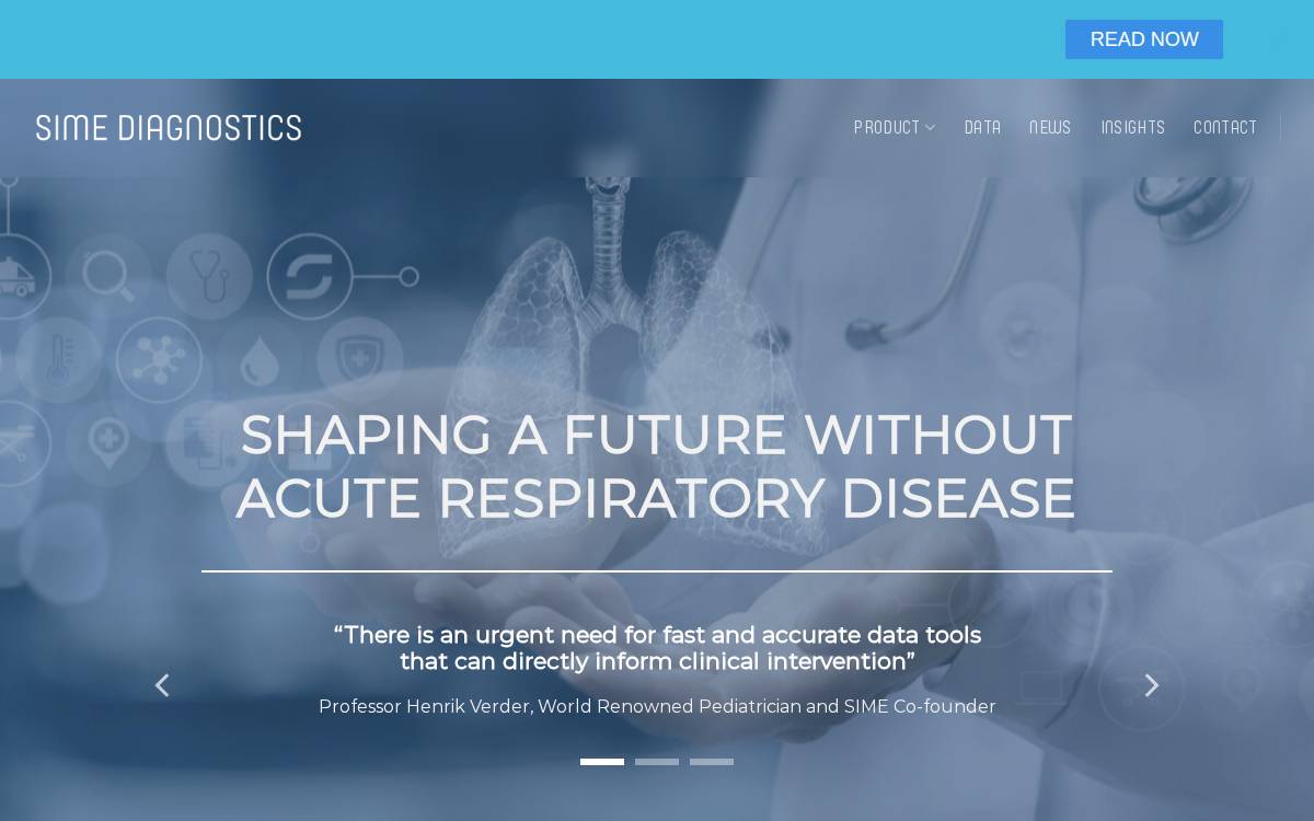 Simedx website preview