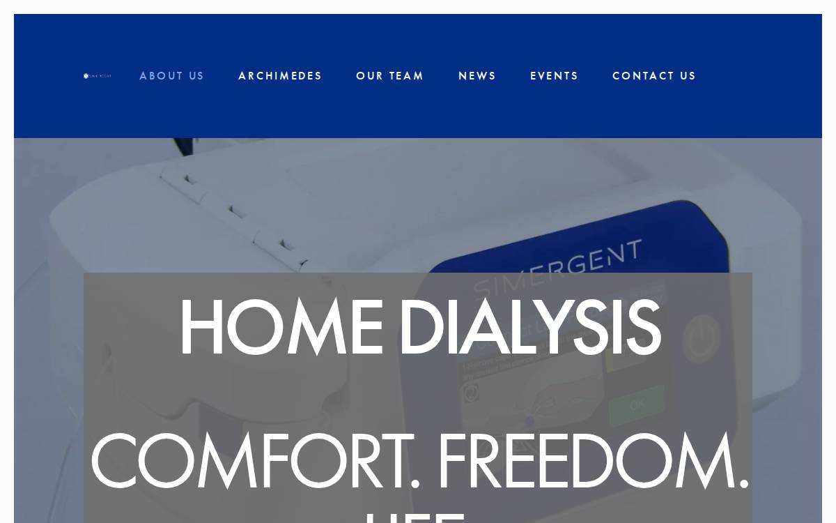 Simergent website preview