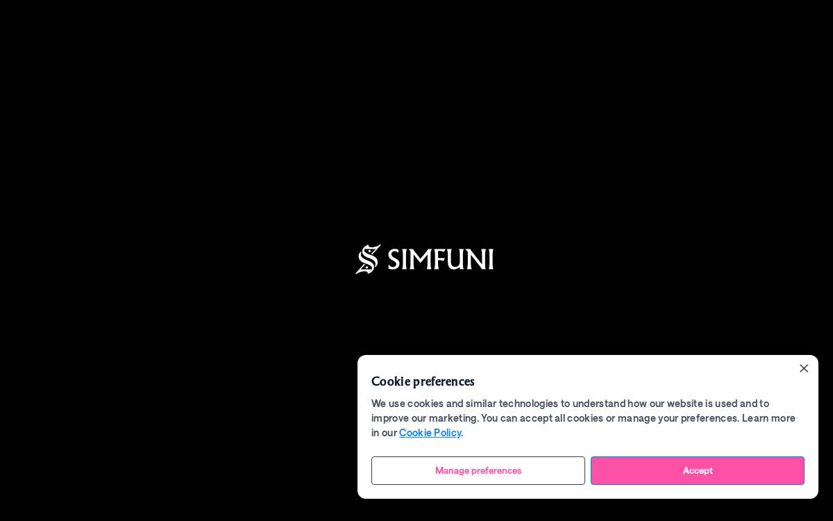Simfuni website preview