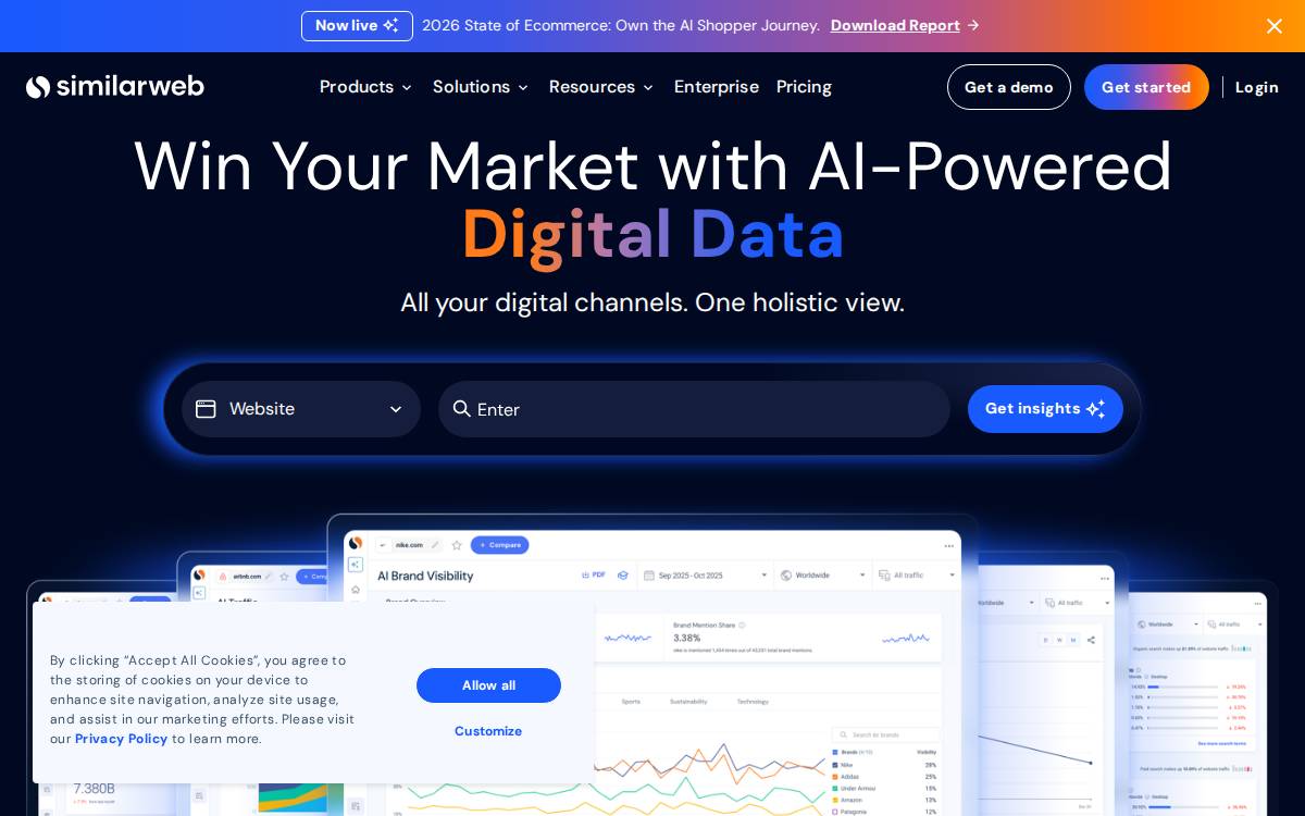 Similarweb website preview