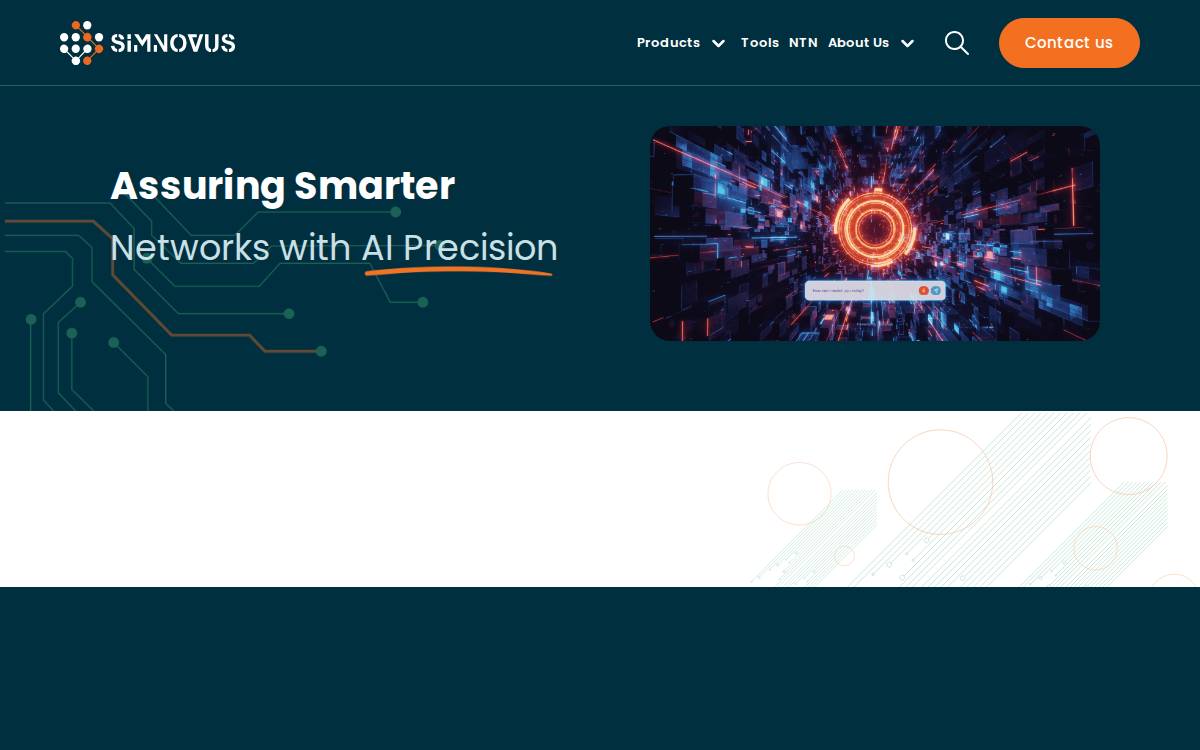 Simnovus website preview