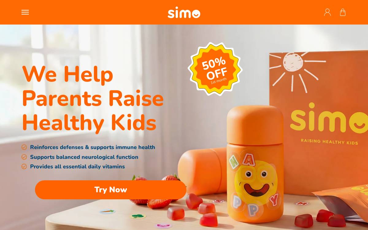 SIMO website preview