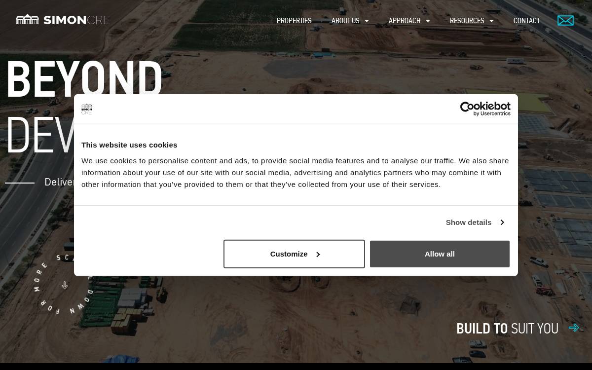 Simoncre website preview