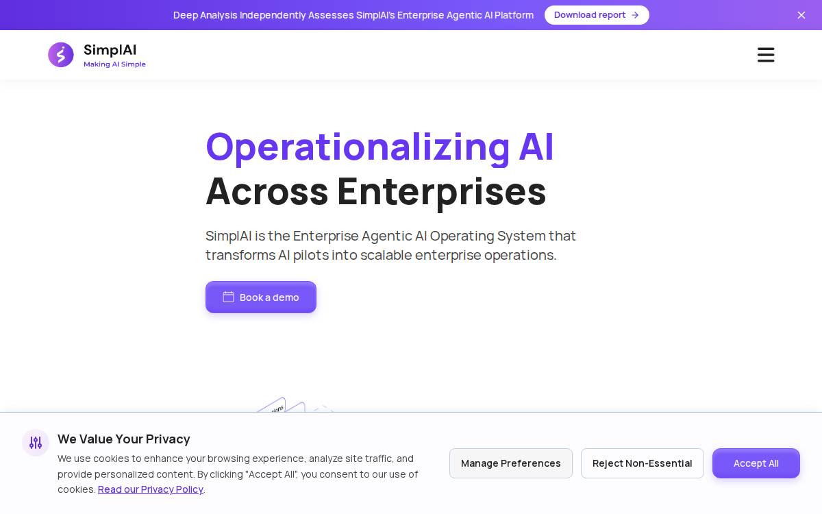 SimplAI website preview