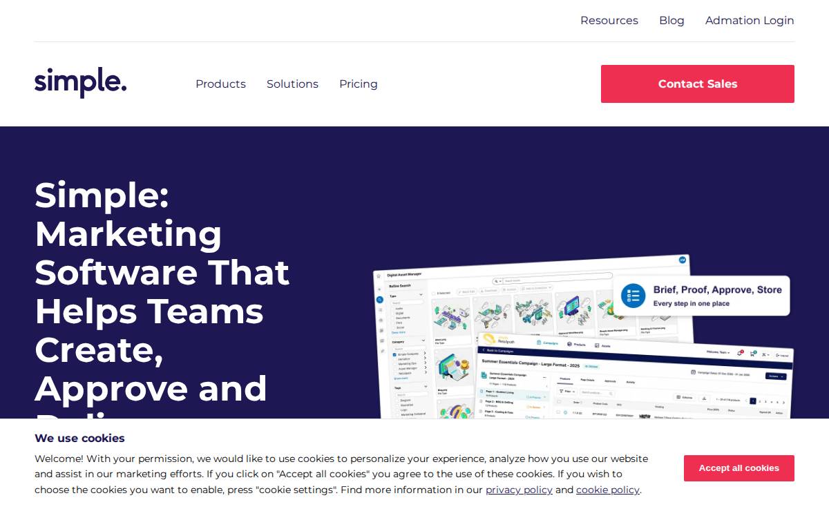 Simple website preview
