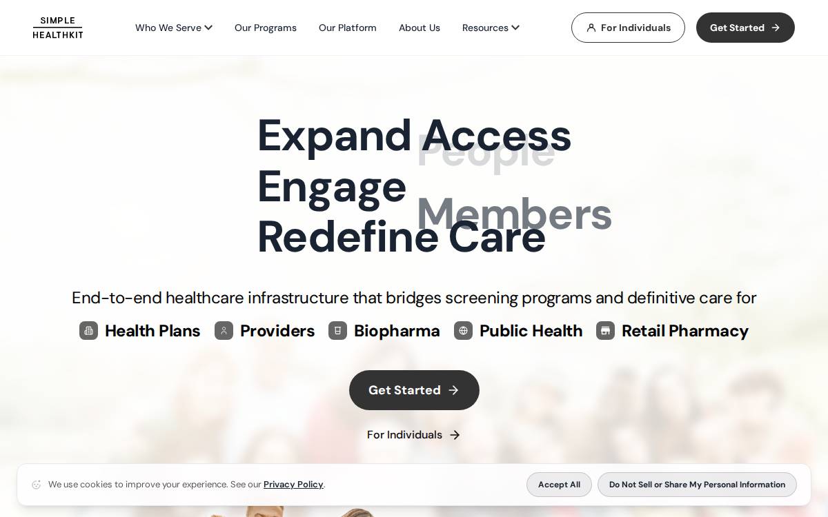 Simple HealthKit website preview