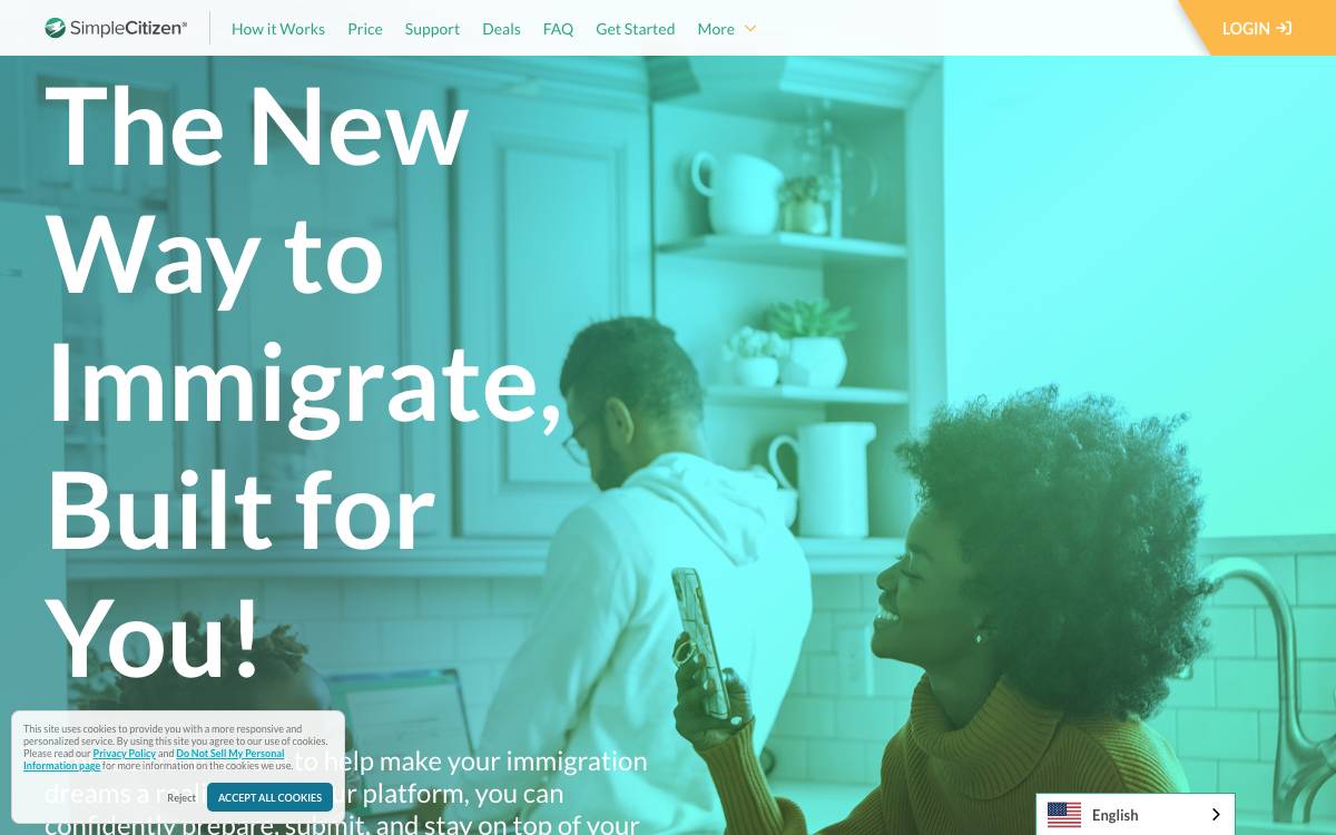 SimpleCitizen website preview