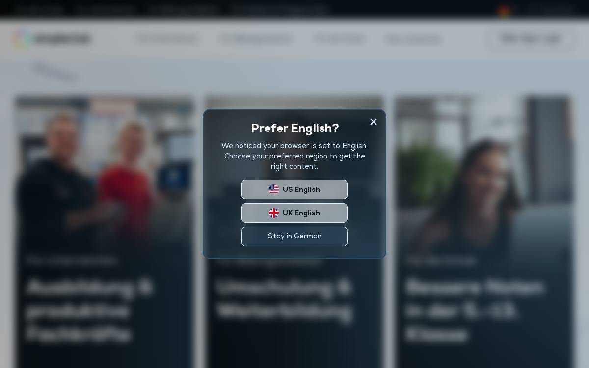 simpleclub website preview