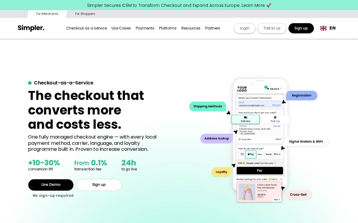 Simpler website preview