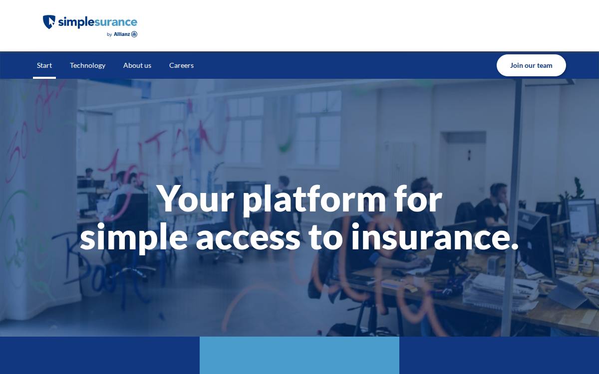 Simplesurance website preview