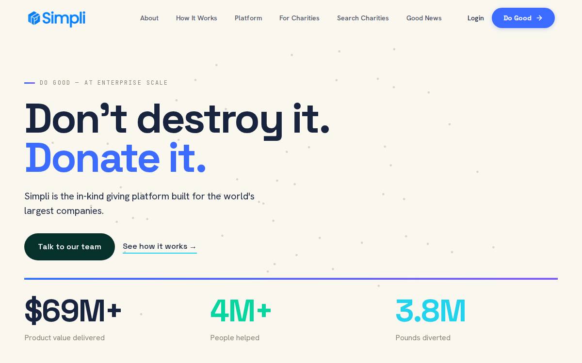 Simpli website preview