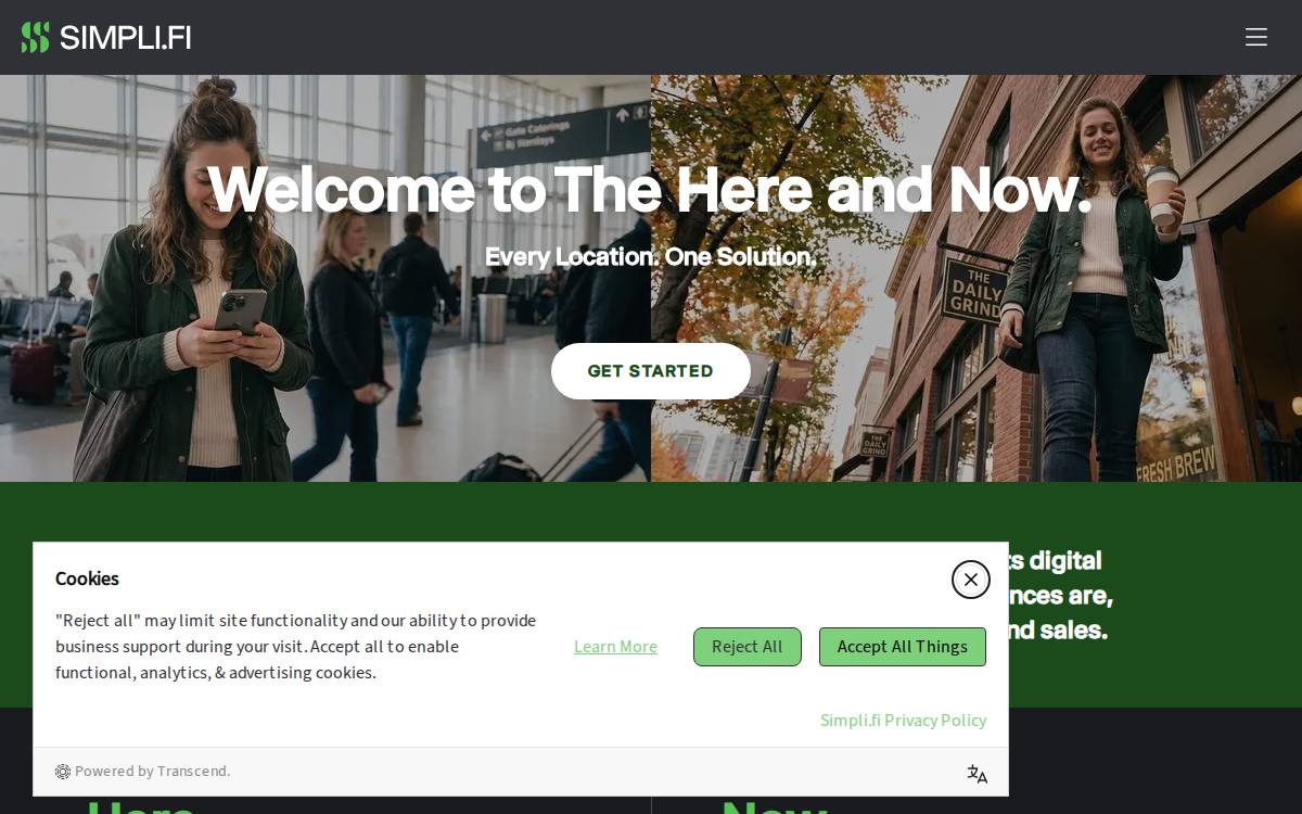 Simpli-fi website preview