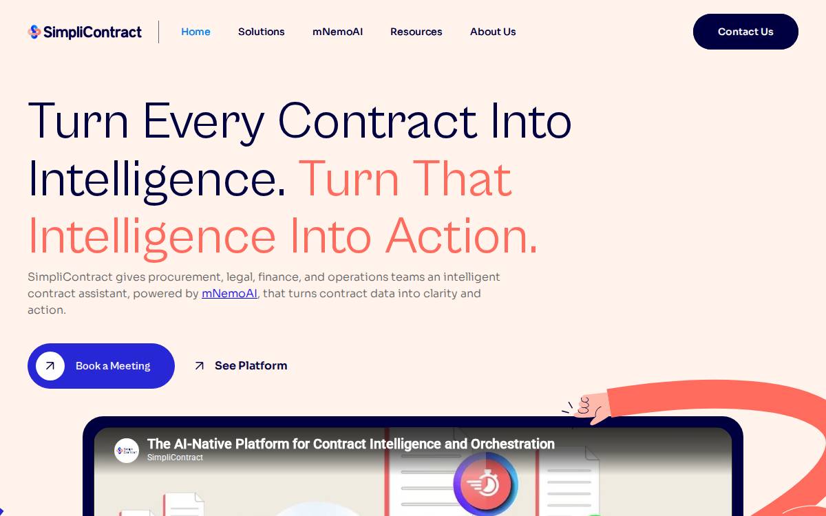 Simplicontract website preview