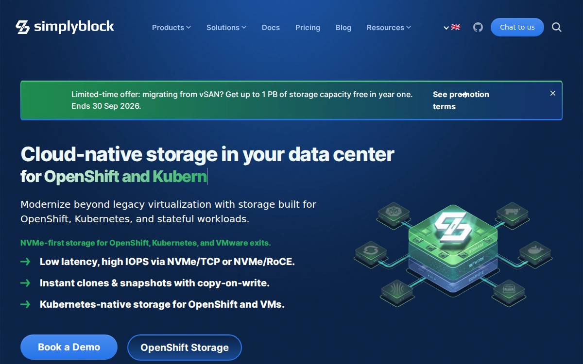 simplyblock website preview