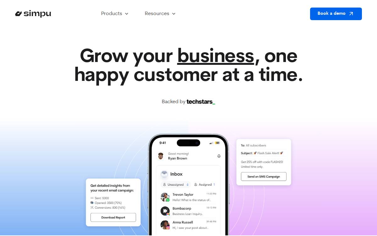 Simpu website preview