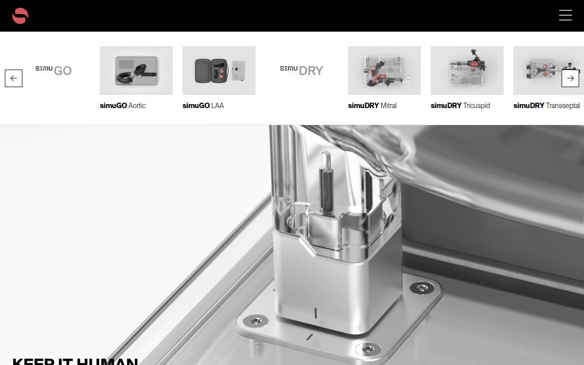 Simulands AG website preview