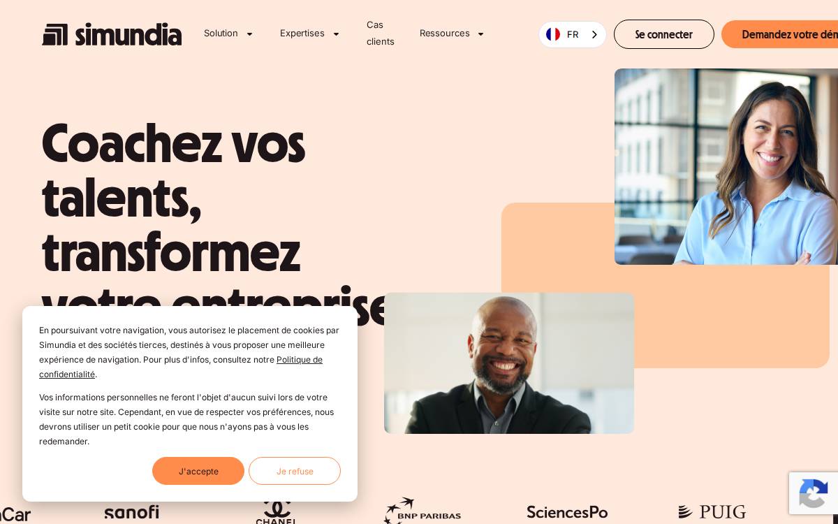 Simundia website preview