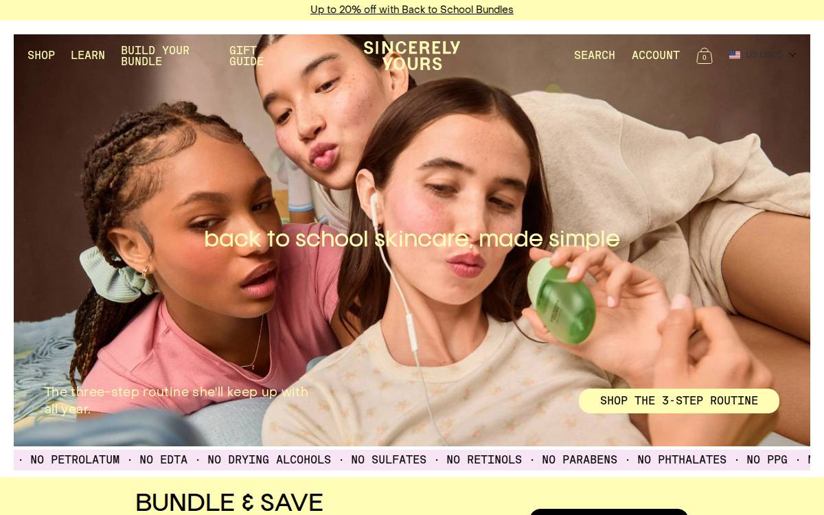 SincerelyYours CoefficientGreen website preview