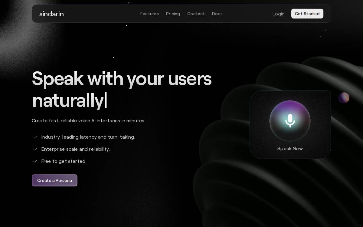 Sindarin website preview