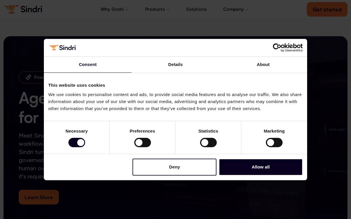 SINDRi website preview