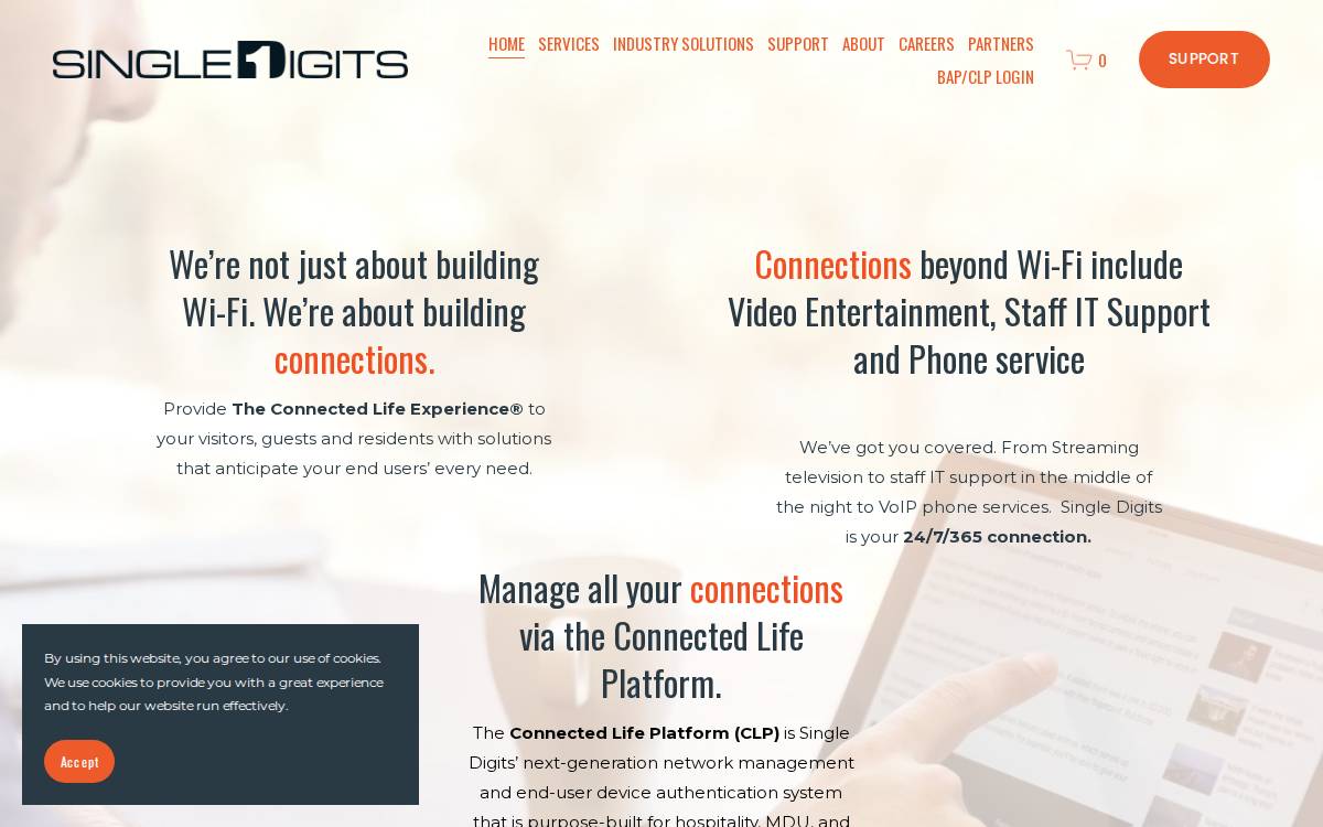 Single Digits website preview