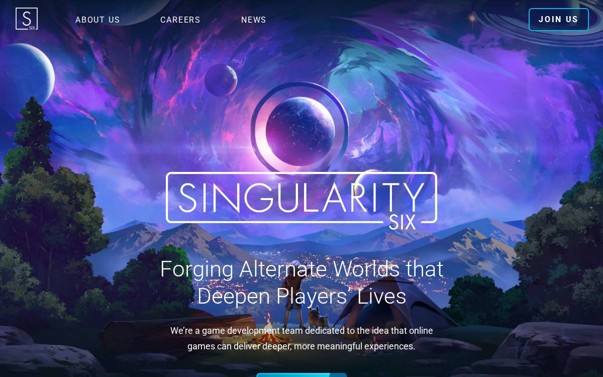 Singularity 6 website preview