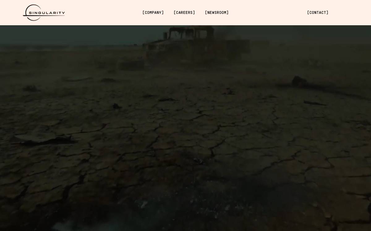 Singularity website preview