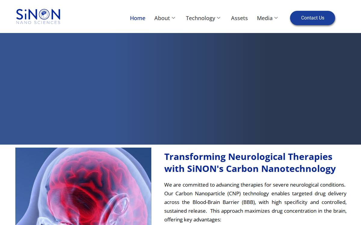 Sinontx website preview